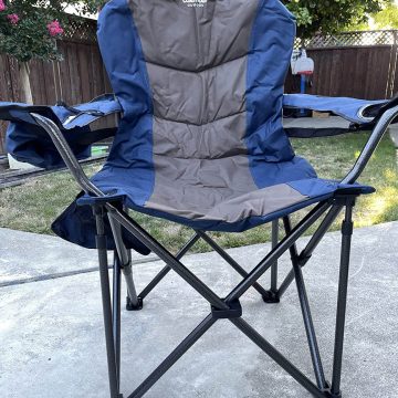 Coastrail Padded Camping Chair with Lumbar Back Support